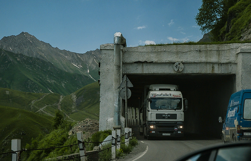 перевозки грузов по Военно-грузинской дороге 